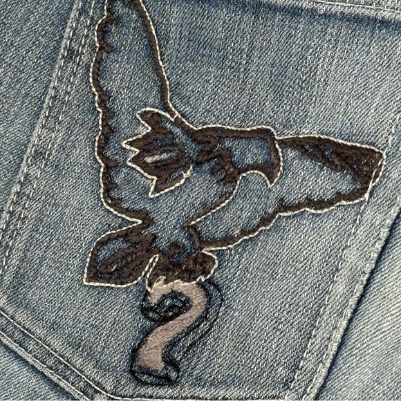 7 For All Mankind Bootcut Jeans Men 34x32 The Standard Y2K USA Loose Baggy Urban - Picture 4 of 16